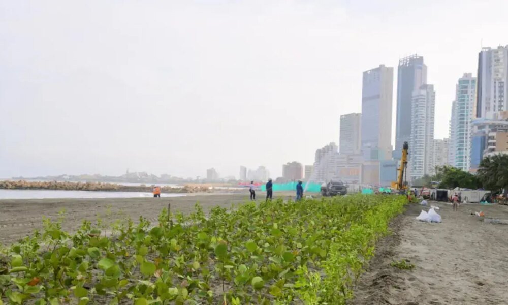 La UNGRD ENTREGÓ LA NUEVA PLAYA 3 de Bocagrande Como Parte del Proyecto de Protección Costera para Cartagena