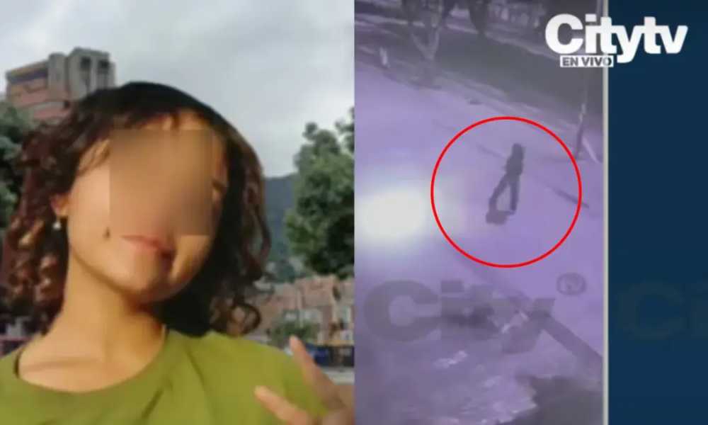 Se le ve Caminando Desorientada en la madrugada