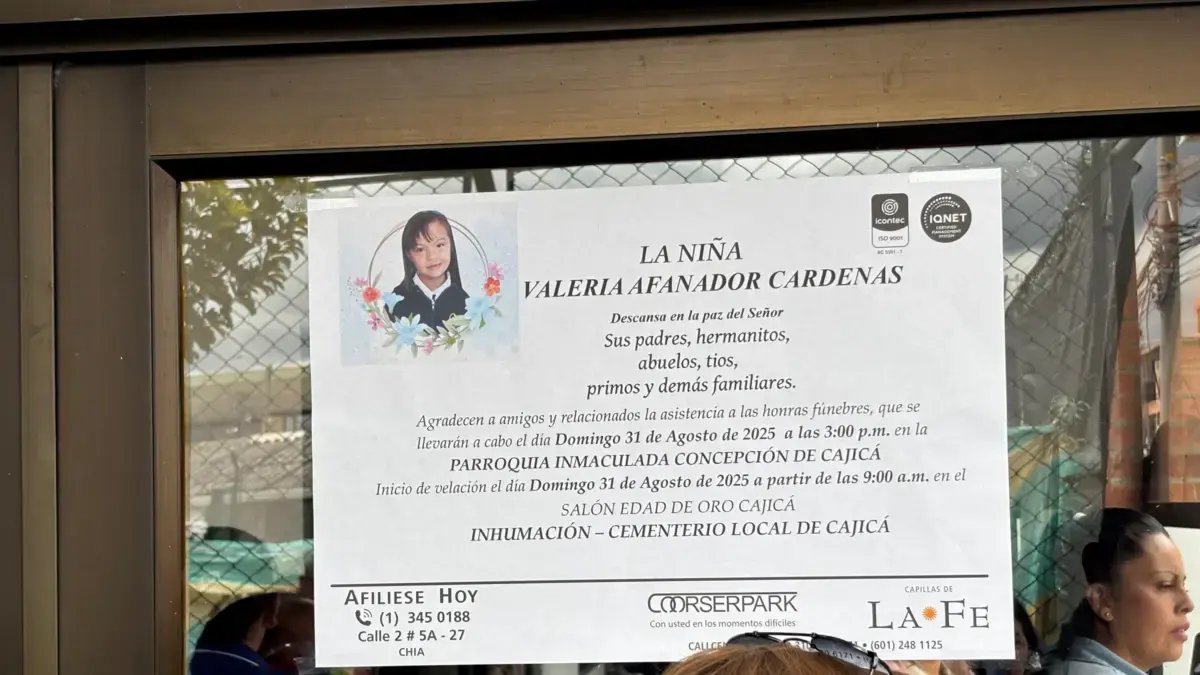 Así Se Vive El Homenaje en Memoria de Valeria Afanador en Cajicá, Tras la Entrega del Cuerpo A Su Familia