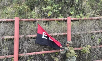 Aparece Nueva Bandera del Eln en Otra Zona del Municipio A Pesar del Fuerte Operativo Desplegado Por El Ejército