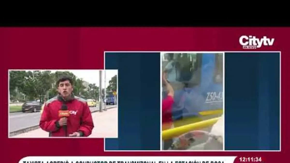 Taxista Apuñaló un director de Través de la Ventana del Sitp en Avenida las Américas de Bogotá