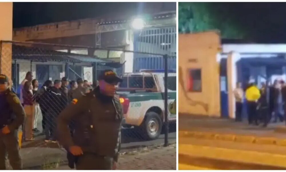 Los videos de la tensión que se vivió en cali Tras la detonación de un artefacto en la entrada de la cárcel Villahermosa