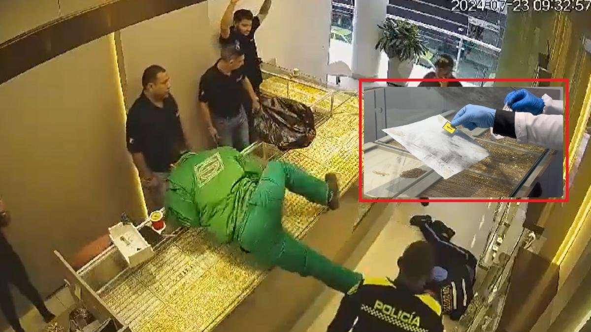 Condenan A NUEVE Años de Prisión A 11 ladrones implicados en Robo de 'Película' A Joyería en Bucaramanga Cuando Se Disfrazaron de Policías: Video de Hubo