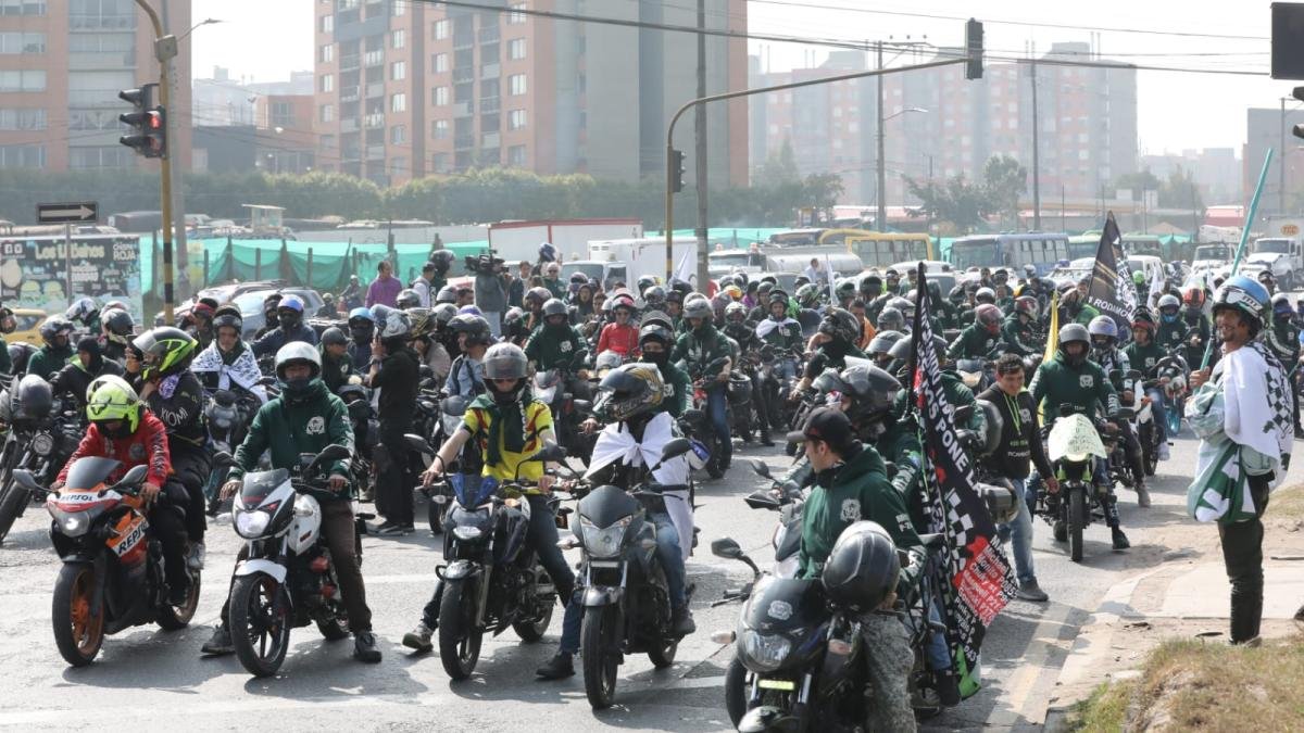 Estos hijo Los Puntos de Concentración y Rutas de la Manifestación de Conductores en Bogotá El Martes 16 de Septiembre