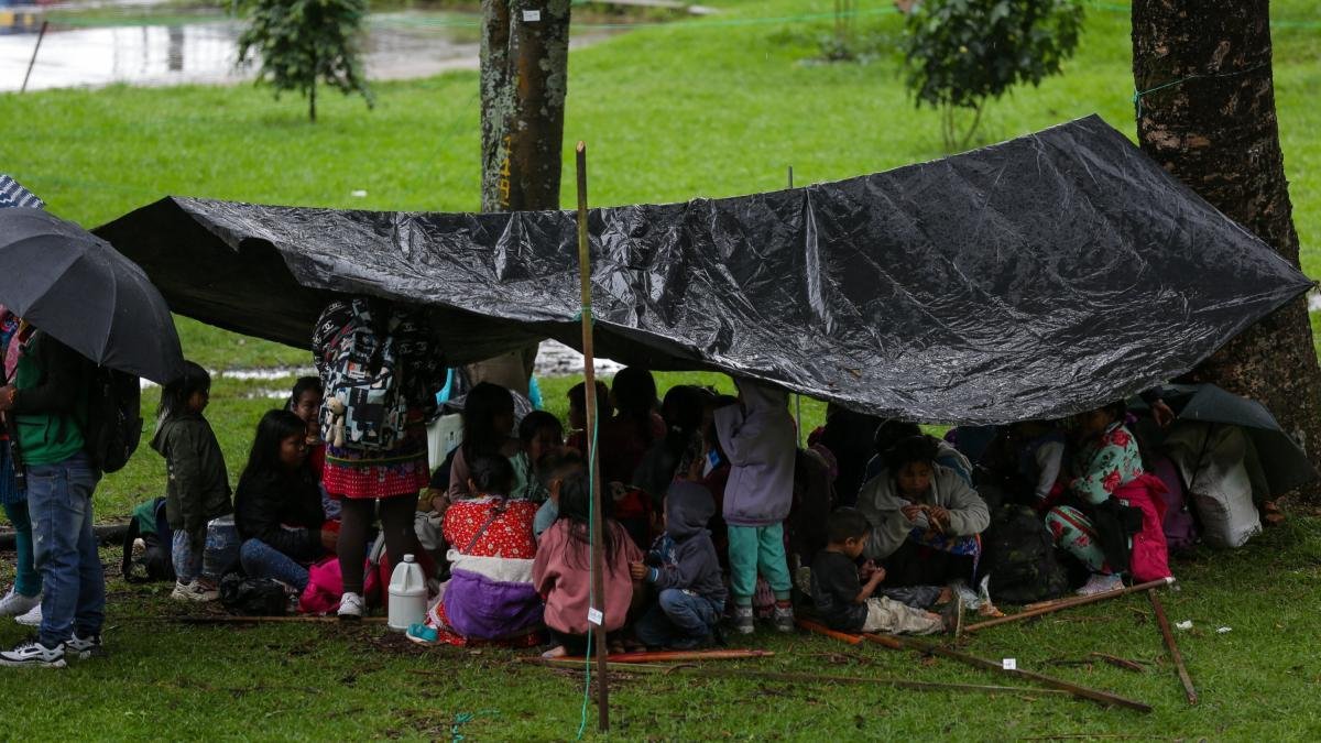 Denuncian A Emberás Que Retornan A Bogotá por Supuestas Amenaza del Eln