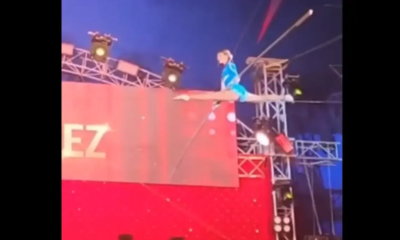 VIDEO MUESTRA PRESIONANTE CAÍDA DE TRAPECISTA DEL CIRCO DE LOS HERMANOS GASCA EN PLENO SHOW: CAYÓO 10 METROS DE ATRURA DE LA CUERDA FLOJA