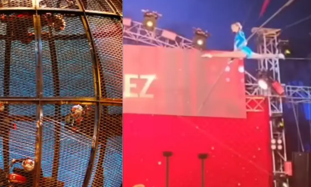VIDEO MUESTRA PRESIONANTE CAÍDA DE TRAPECISTA DEL CIRCO DE LOS HERMANOS GASCA EN PLENO SHOW: CAYÓO 10 METROS DE ATRURA DE LA CUERDA FLOJA