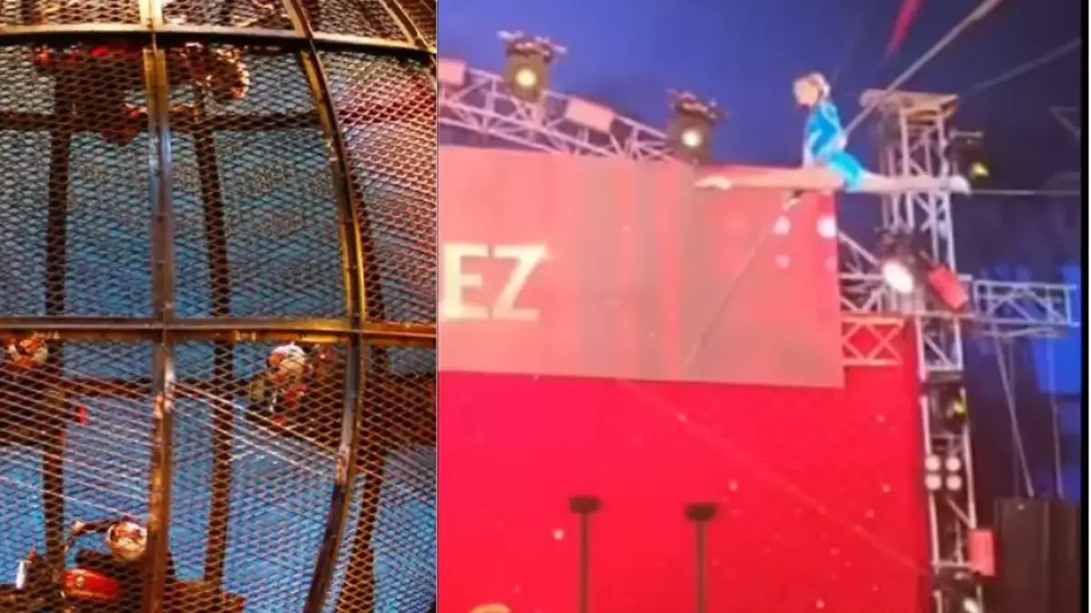 VIDEO MUESTRA PRESIONANTE CAÍDA DE TRAPECISTA DEL CIRCO DE LOS HERMANOS GASCA EN PLENO SHOW: CAYÓO 10 METROS DE ATRURA DE LA CUERDA FLOJA