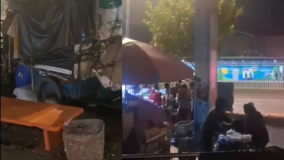 Denuncian Nido de Ratas en la Estacionón de la Calle 170 de Transmilenio, Junto a Ventas de Comida Callejera en Bogotá