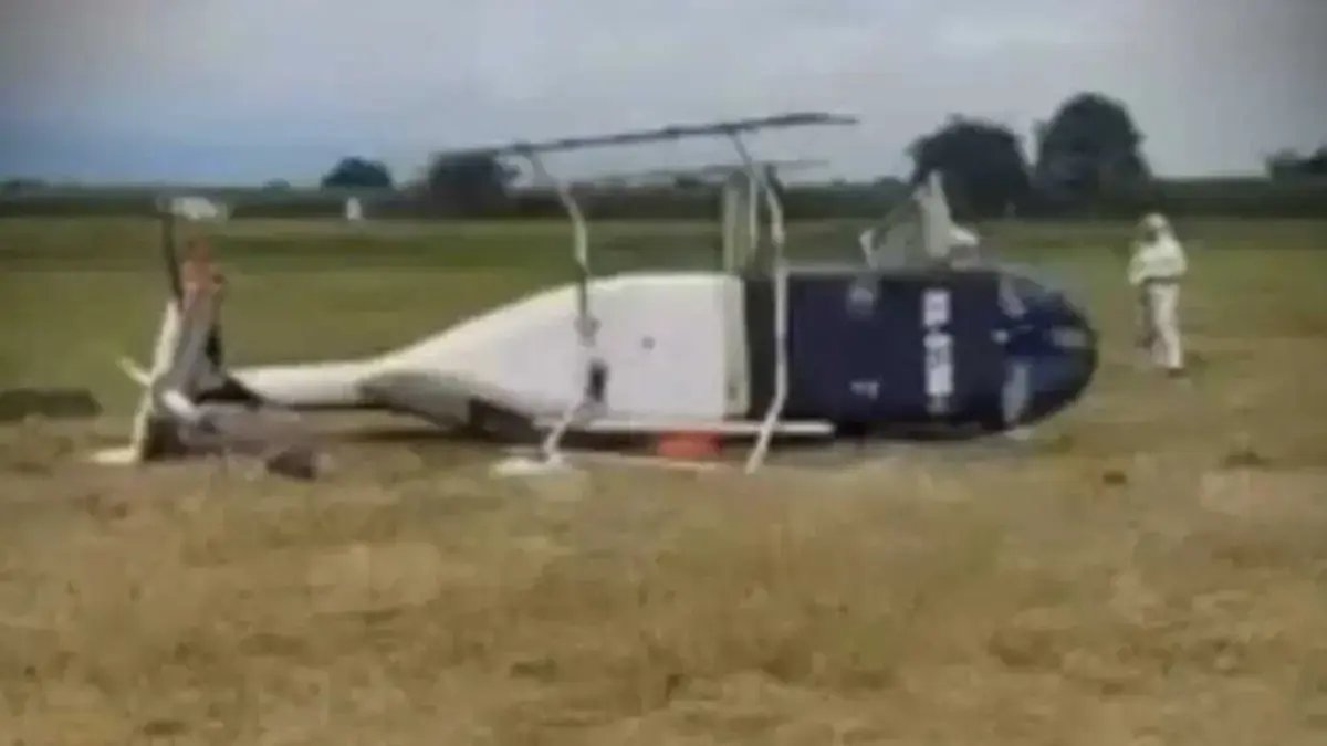 SE accidentó helicóptero de una emppresa privada con cuatro personas a bordo en el aeropuerto Alfonso Bonilla aragón en el valle: evaluan a los hisidos