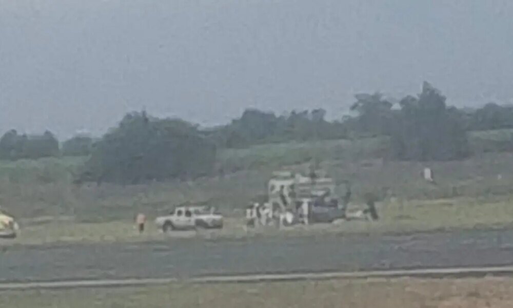 Esta es la Empresa Privada a la Que Pertenece el Helicópero que se accidentó en aeropuerto Alfonso Bonilla Aragón con 4 Personas A Bordo en El Valle