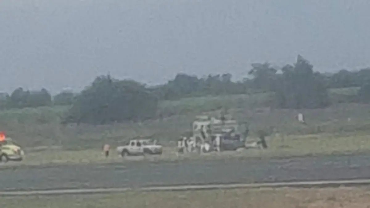 Esta es la Empresa Privada a la Que Pertenece el Helicópero que se accidentó en aeropuerto Alfonso Bonilla Aragón con 4 Personas A Bordo en El Valle