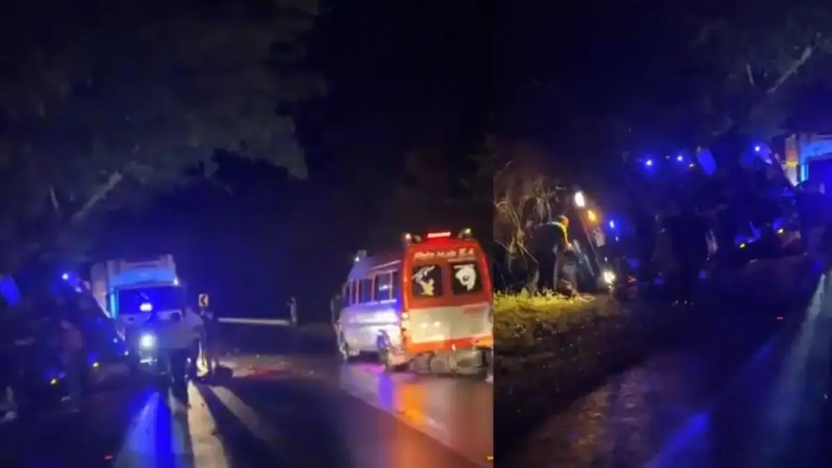 Camión sin frenos Arrolló a Quienes auxiliaban a Un Motociclista