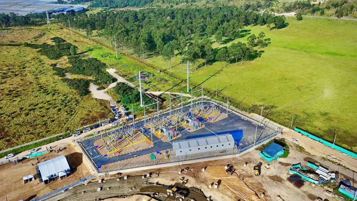 Así es la subestacia en facatativá que ya entró en operación