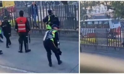 Guarda de Seguridad Fue Agredido por un hombre que intentaba colarse en una estación de transmilenio en soacha