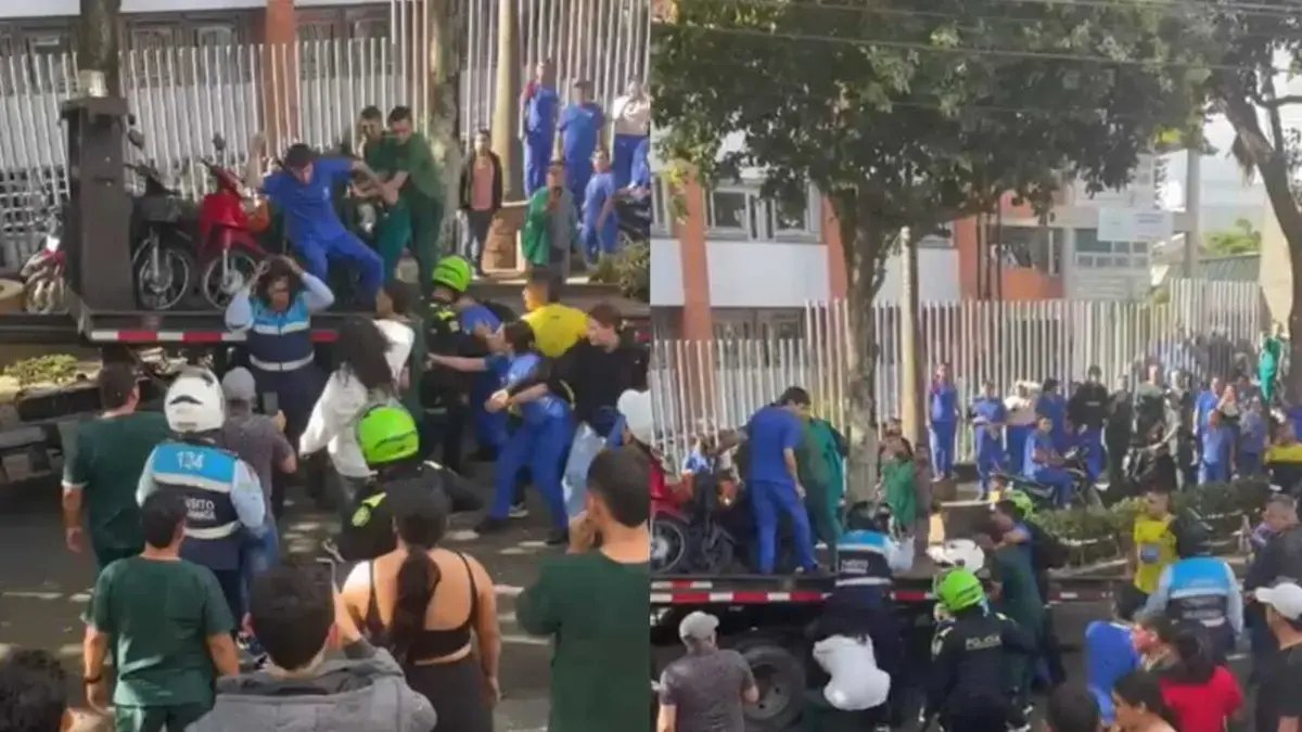 Bochornosa y Brutal Golpiza de Estudiantes de la Ucc en Bucaramanga A Agentes de Tránsito que subieron a la Grúa Varias Motos en un operativo
