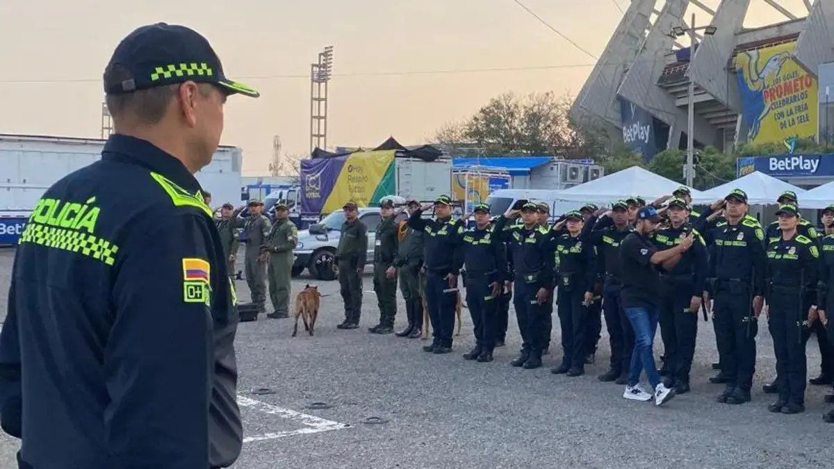 1.300 Policías, Cierres Viales y Estrictas Medidas en Barranquilla para Garantizar la Seguridad en El Metropolitano