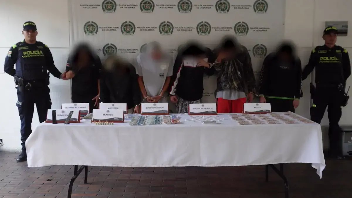 CAPTURAN A SEIS PERSONAS CON MÁS DE 2.200 GRAMOS DE DROGA EN CIADAD BOLÍVAR