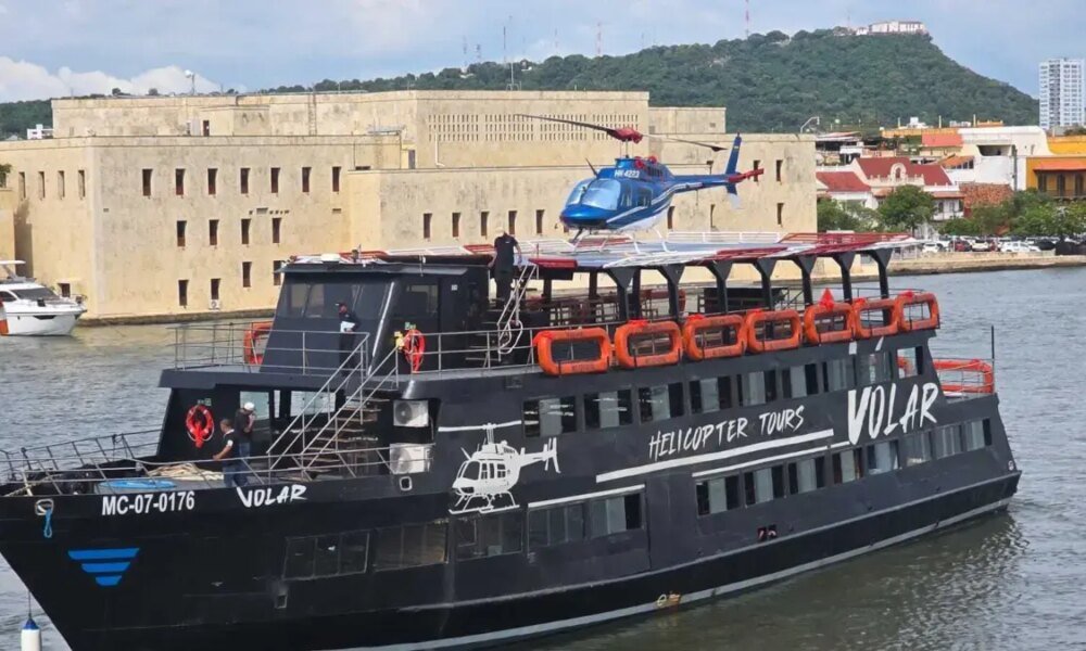Paseo en Barco, Y LUEGO EN HELICÓPTERO SOBRE LA CIADAD