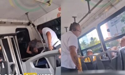 Les Pegó una Cachetada A Cada una y les quitó sus bolsos