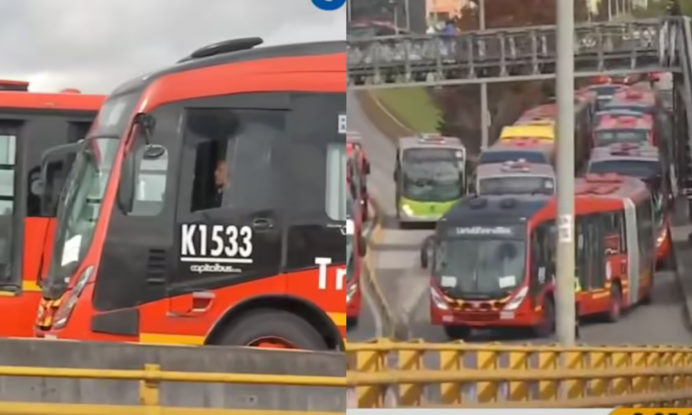 Bus de Transmilenio Varado en Calle 80 Genera Caos en la Movilidad de Bogotá Este Martes 9 de Septiembre; reportan retrasos en operaciones