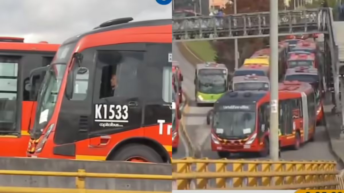 Bus de Transmilenio Varado en Calle 80 Genera Caos en la Movilidad de Bogotá Este Martes 9 de Septiembre; reportan retrasos en operaciones