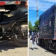 niña murió en accidente cuando viajaba en moto con su Padre y Chocaron Contra Un Camión Estación
