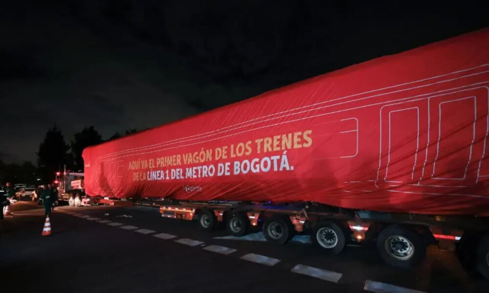 En im ágenes | Así Fue La Llegada de los Primeros Vagones del Metro de Bogotá a la Capital del País: Ahora Estarán en el Patio Taller de Bosa