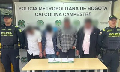 CAPTURAN A CUATRO FALSOS POLICÍAS DE COMETÍA HILES EN EL NORTE DE BOGOTÁ