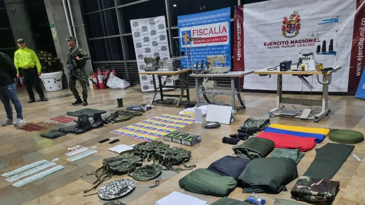 Tras atentados en Medellín, Autoridadadas Confirman Hallazgo de Fábrica de Uniformes para Disidencias de Las Farc y Capta de alias 'Tío' en operativa