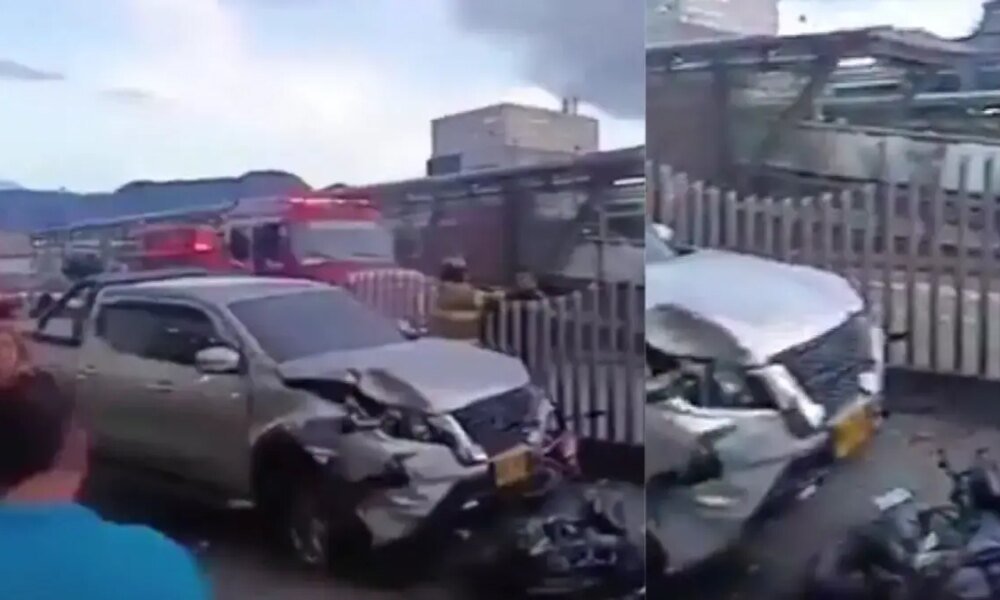 Choque múltiple entre Cinco Carros y dos Motos paraliza el Tráfico del Sur de la Ciudad; este se sabe