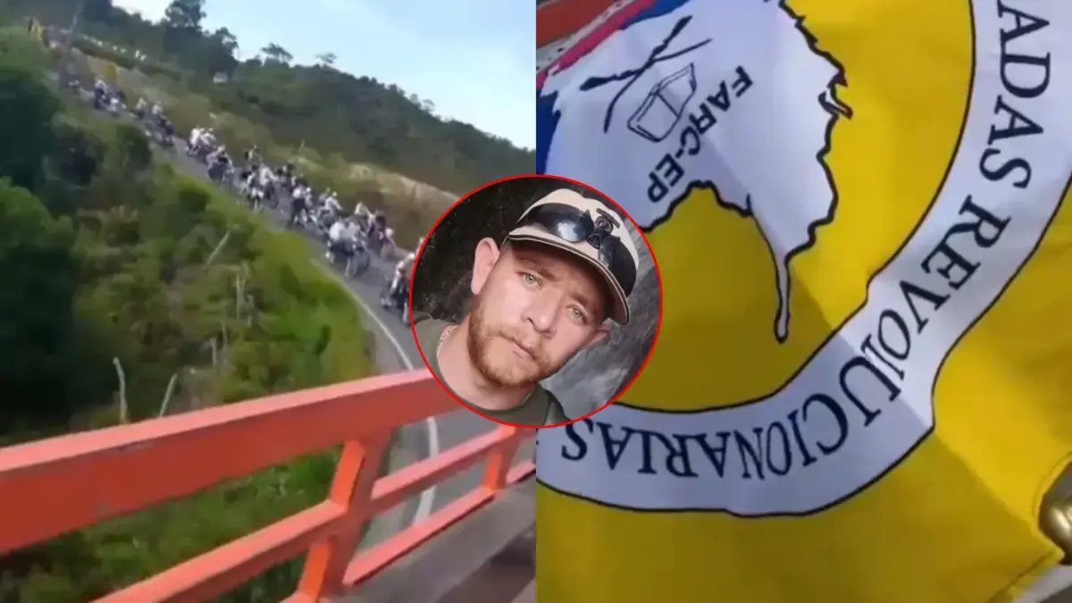 Polémica en Antioquia por Concurrida Caravana Fúnebre de alias Guillermino, Cabecilla del Frente 36 de Las Disidencias Abatido por la Policía