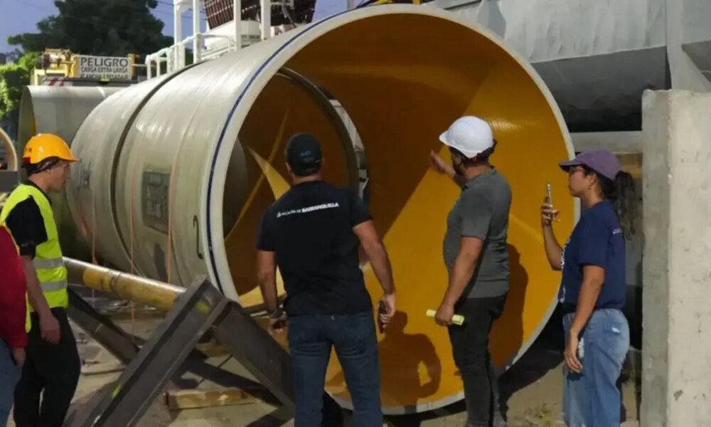 Llegó A Barranquilla la Tuneladora Para Canalizar El Arroyo de la Calle 85: Así Será El