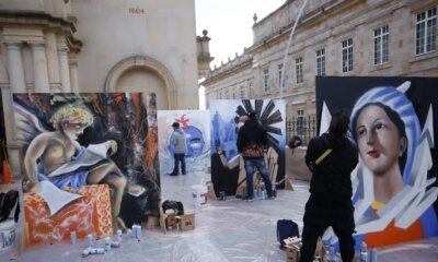 Patrimonio Religioso del Centro Histórico de Bogotá Inspiró La Creació de Nueve Grafitis