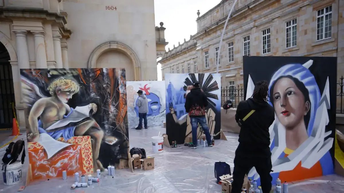 Patrimonio Religioso del Centro Histórico de Bogotá Inspiró La Creació de Nueve Grafitis
