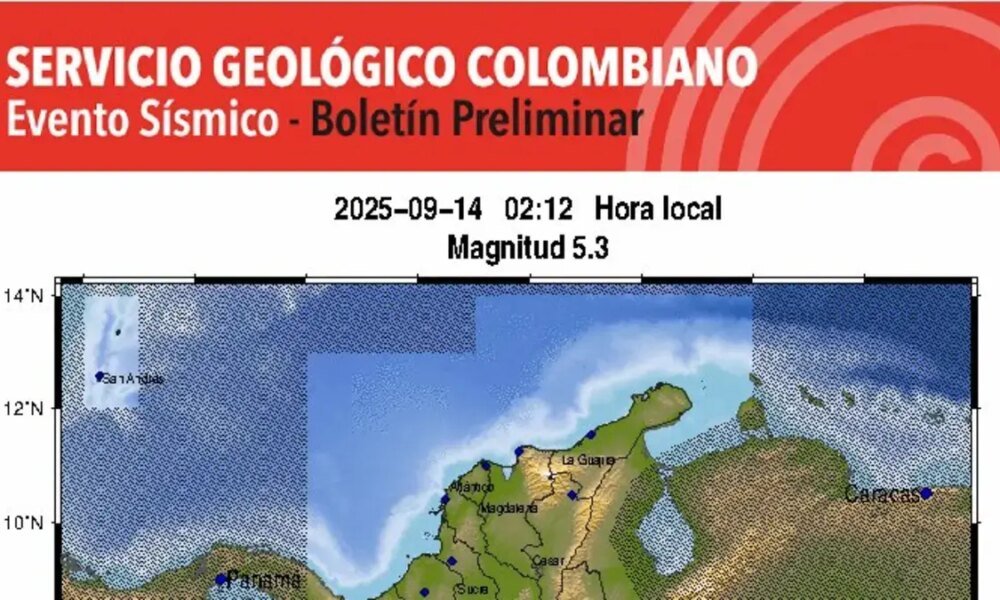 Temblor Hoy en Colombia | Reportan Nuevo Sismo en Antioquia en la Madrugada de Este 14 de Septiembre; Epicentro, magnitud y Profundidad
