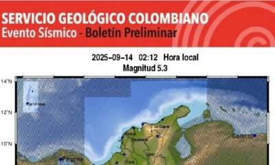 Temblor Hoy en Colombia | Reportan Nuevo Sismo en Antioquia en la Madrugada de Este 14 de Septiembre; Epicentro, magnitud y Profundidad