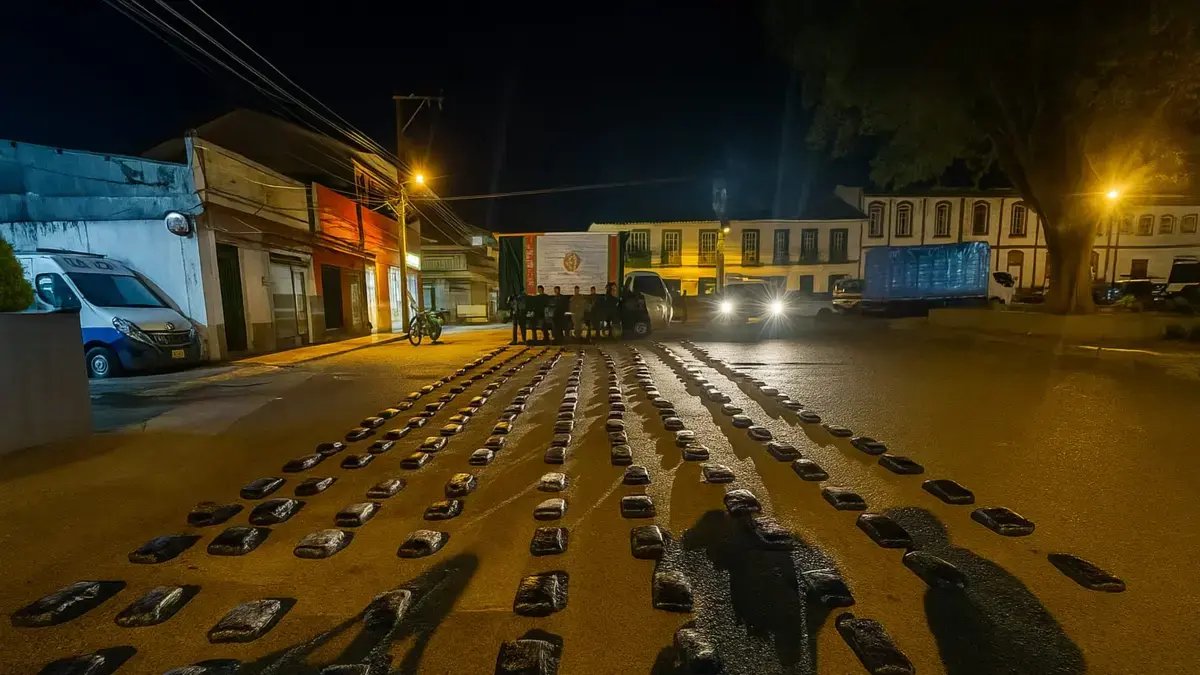 en otro operativo Cayó Media Tonelada Más