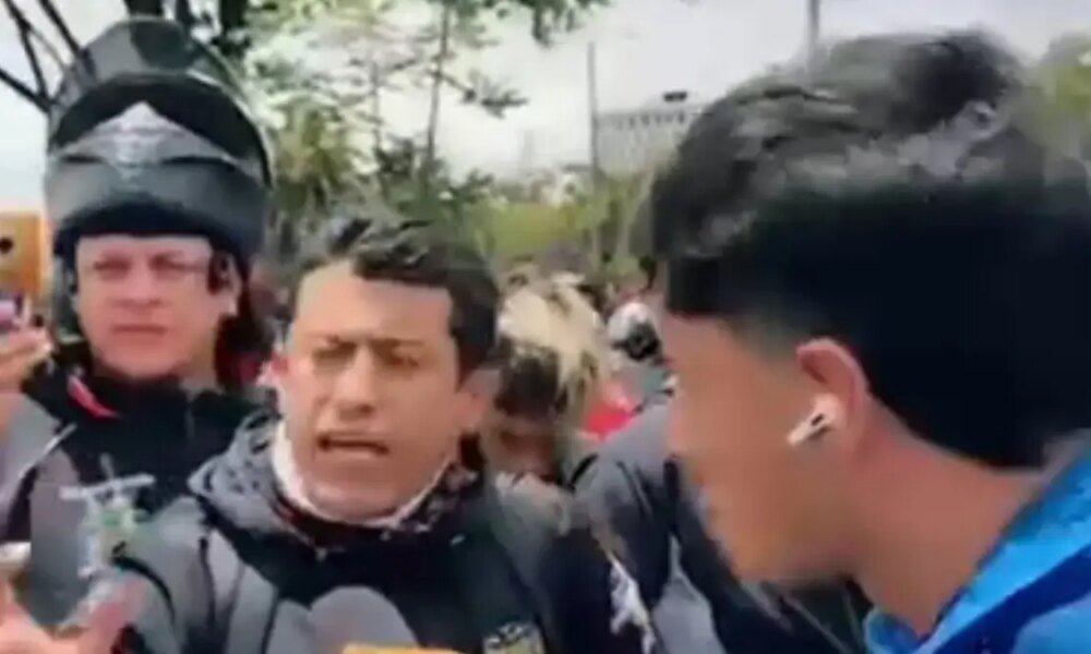 Concept Julián Forero Arremetió Contra Periodista en Medio de Protesta