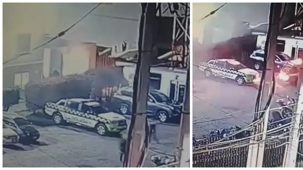 Así fue el incendio que se Registro en el Interior de la Estación de Policía en Funza: ESTO ES LO QUE SE SABE