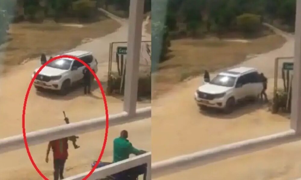 Terror en Santander | En video se evidencia a Hombres Bajarse de una Camioneta de Alta Gama Con Armas de Alto Alcance, Gobernador Prenda las alarmas