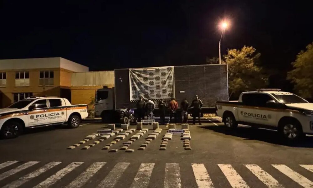 La carga era movilizada entre cali y ginebra