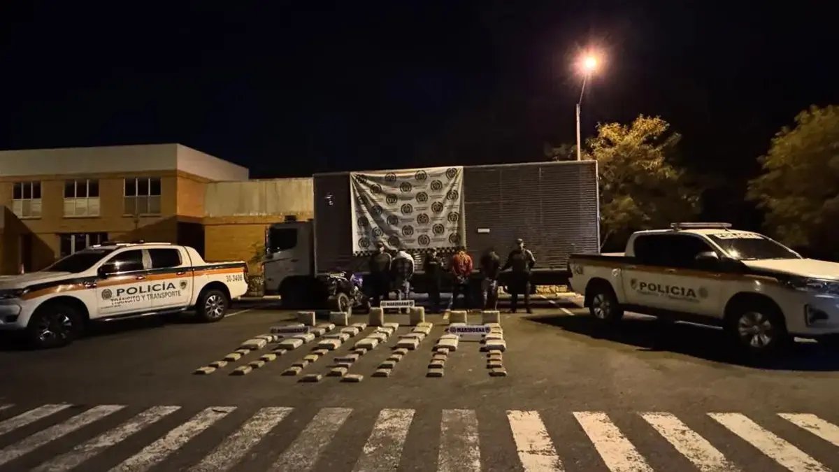 La carga era movilizada entre cali y ginebra