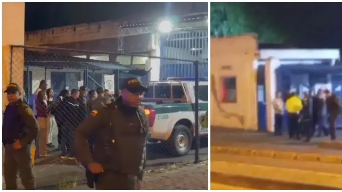 Los videos de la tensión que se vivió en cali Tras la detonación de granada en la entrada de la cárcel Villahermosa