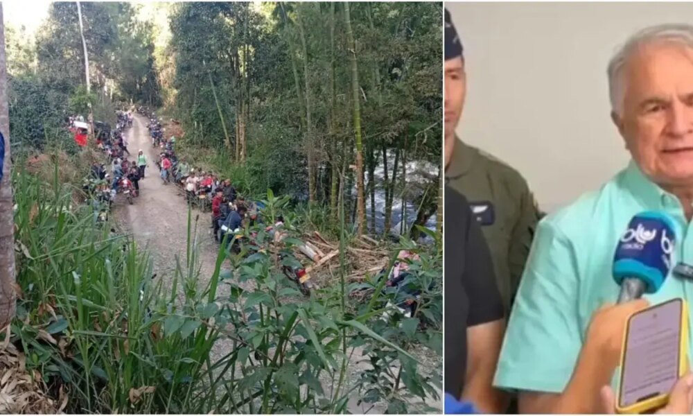 Habra Gobernador del Huila Luego de Que Campesinos Forzados por Las Disidencias Farc protagonizaran la Quinta ASONADA Contra El Ejército en la Plata