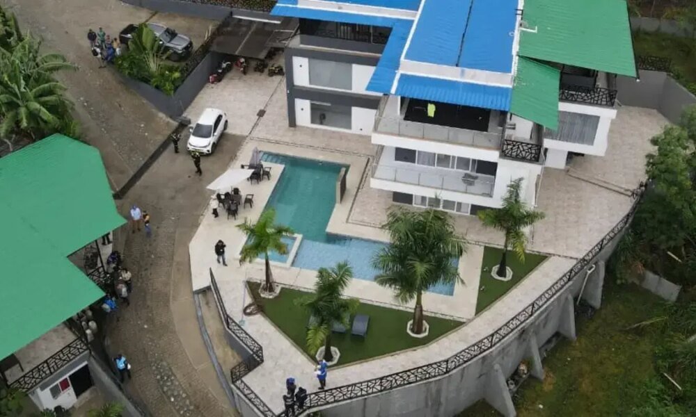 Consecias para invasor de terreno del tamaña del estadio pascual guerrero: no había cambuches, sino mansión con jacuzzi y piscina en cali