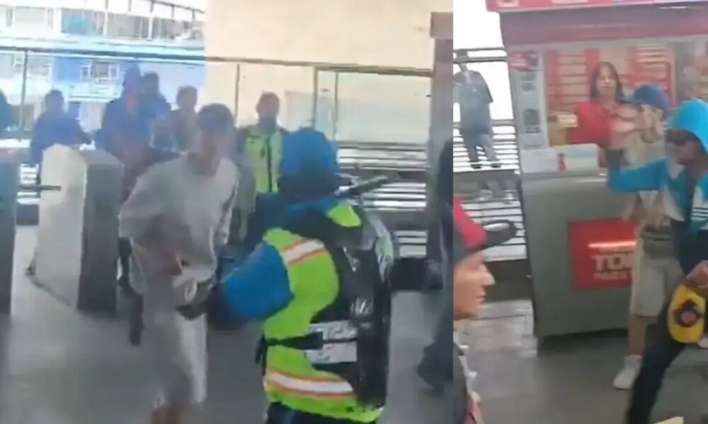 Colados en Transmilenio Amenazaron E Hirieron Con Cuchillos A Guardas de Seguridad en El Portal 20 de Julio