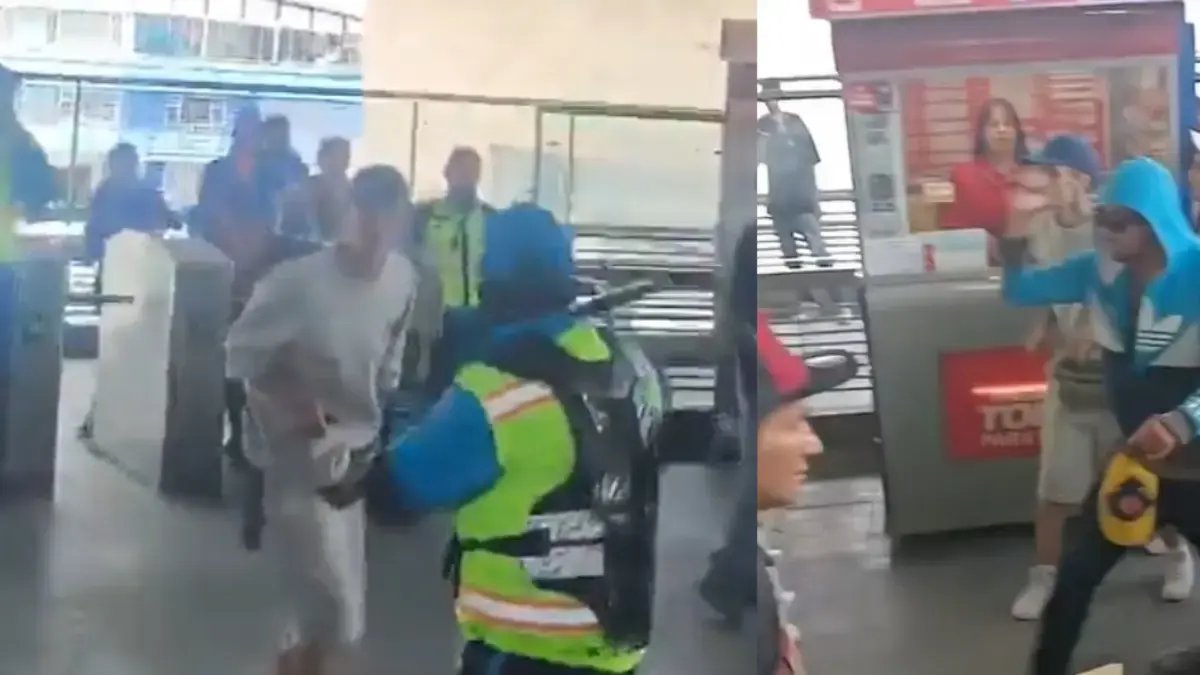 Colados en Transmilenio Amenazaron E Hirieron Con Cuchillos A Guardas de Seguridad en El Portal 20 de Julio