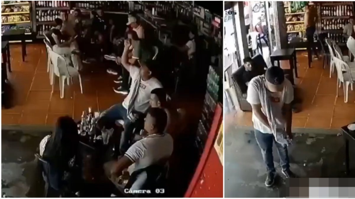 Dos Hombres Hababan en Un Bar Cuando Uno Sacó Un ARMA, Le Dio Cuatro Tiros e Intentó Rematarlo