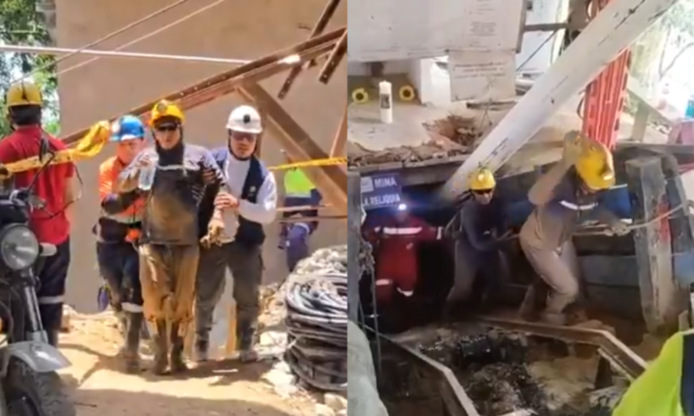 Confirmaron Rescate de los 23 Mineros atrrapados en la Mina de Oro la Reliquia de Segovia (Antioquia)